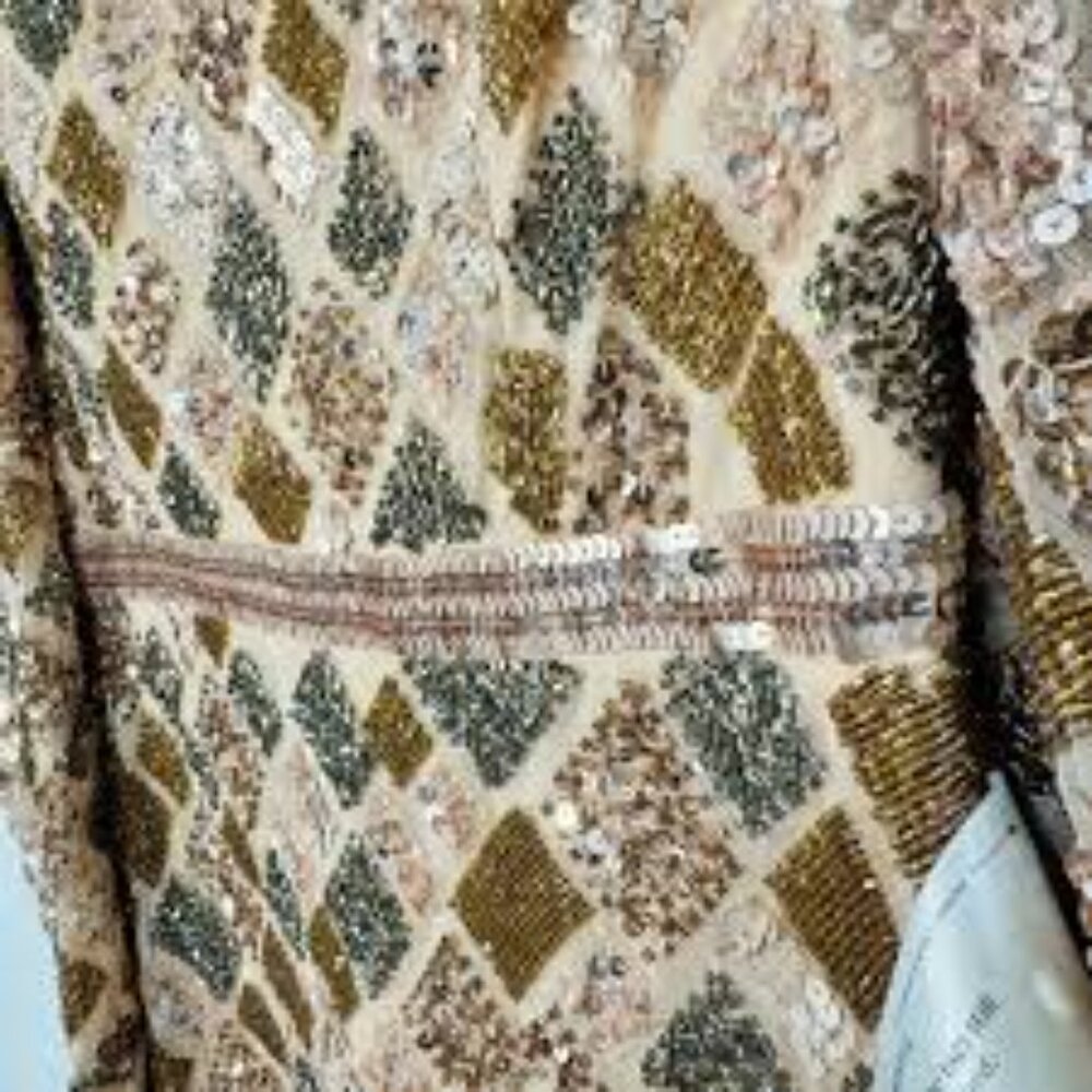 Mac Duggal Multicolor Sequin Midi Dress - Picture 9 of 9